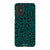 Galaxy S20 Plus Satin (Semi-Matte) Emerald Leopard Print Tough Phone Case - The Urban Flair