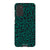 Galaxy S20 Satin (Semi-Matte) Emerald Leopard Print Tough Phone Case - The Urban Flair