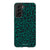 Galaxy S21 Gloss (High Sheen) Emerald Leopard Print Tough Phone Case - The Urban Flair