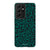 Emerald Leopard Print Tough Phone Case Galaxy S21 Ultra Satin [Semi-Matte] exclusively offered by The Urban Flair