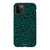 iPhone 11 Pro Gloss (High Sheen) Emerald Leopard Print Tough Phone Case - The Urban Flair