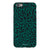 iPhone 6s Plus Satin (Semi-Matte) Emerald Leopard Print Tough Phone Case - The Urban Flair
