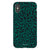 iPhone X/XS Gloss (High Sheen) Emerald Leopard Print Tough Phone Case - The Urban Flair
