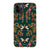 iPhone 11 Pro Max Gloss (High Sheen) Emerald Vintage Bees Tough Phone Case - The Urban Flair
