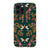 iPhone 12 Pro Max Gloss (High Sheen) Emerald Vintage Bees Tough Phone Case - The Urban Flair