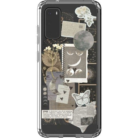 Galaxy S20 Esoteric Space Scraps Collage Clear Phone Case - The Urban Flair