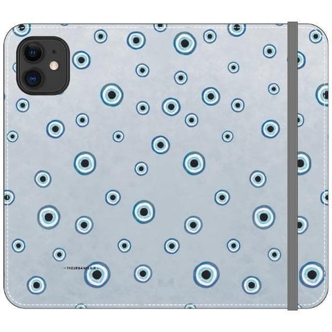 iPhone 11 Evil Eye Wallet Phone Case - The Urban Flair