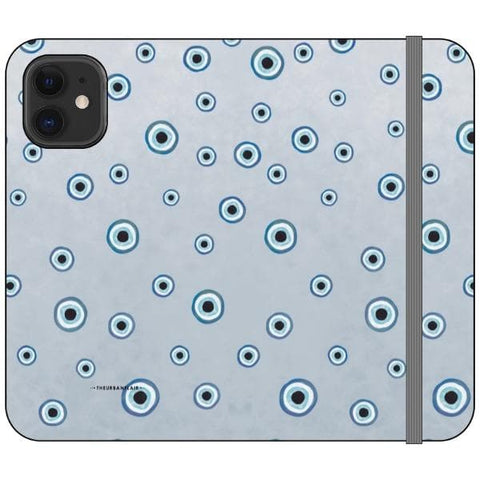 iPhone 12 Mini Evil Eye Wallet Phone Case - The Urban Flair