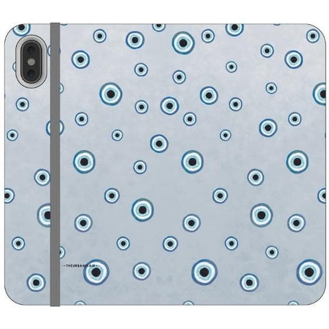 iPhone XS Max Evil Eye Wallet Phone Case - The Urban Flair