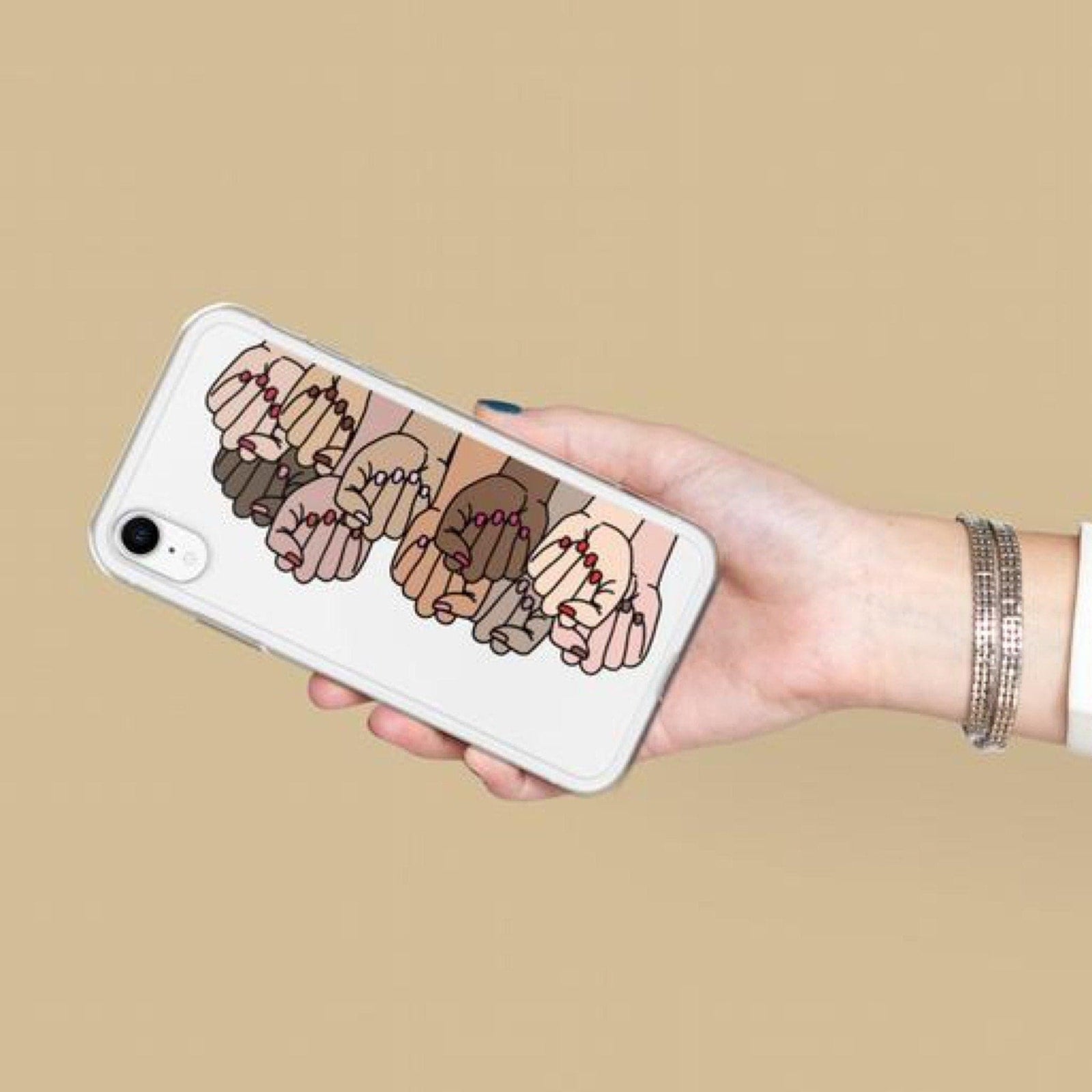 Feminist Fists Clear Phone Case for Apple iPhone 15 (& more!)– The Urban Flair Feminist Fists Clear Phone Case for Apple iPhone 15 (& more!)– The Urban Flair
