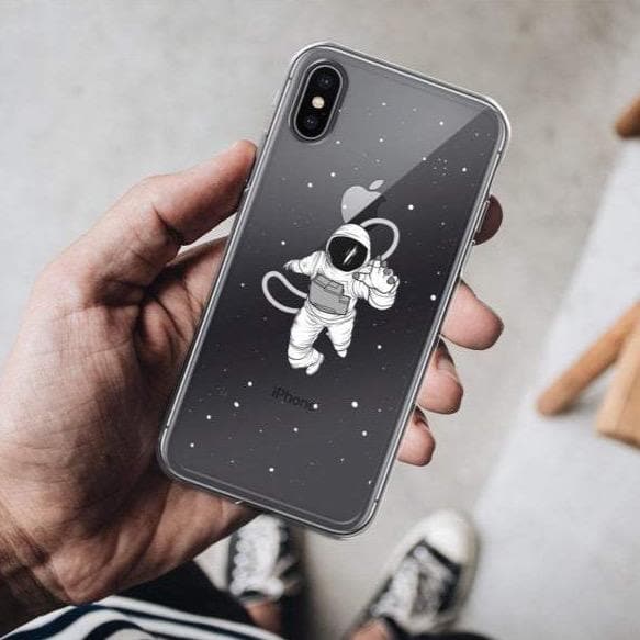 Floating Astronaut Clear Phone Case for Apple iPhone 15 (& more!)– The Urban Flair Floating Astronaut Clear Phone Case for Apple iPhone 15 (& more!)– The Urban Flair