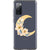 Galaxy S20 FE Floral Crescent Moon Clear Phone Case - The Urban Flair