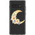 Galaxy S10 Plus Floral Crescent Moon Clear Phone Case - The Urban Flair