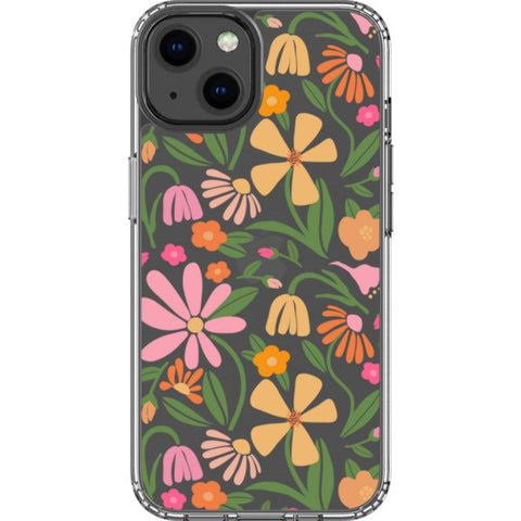 Flower Market Aesthetic Clear Phone Case