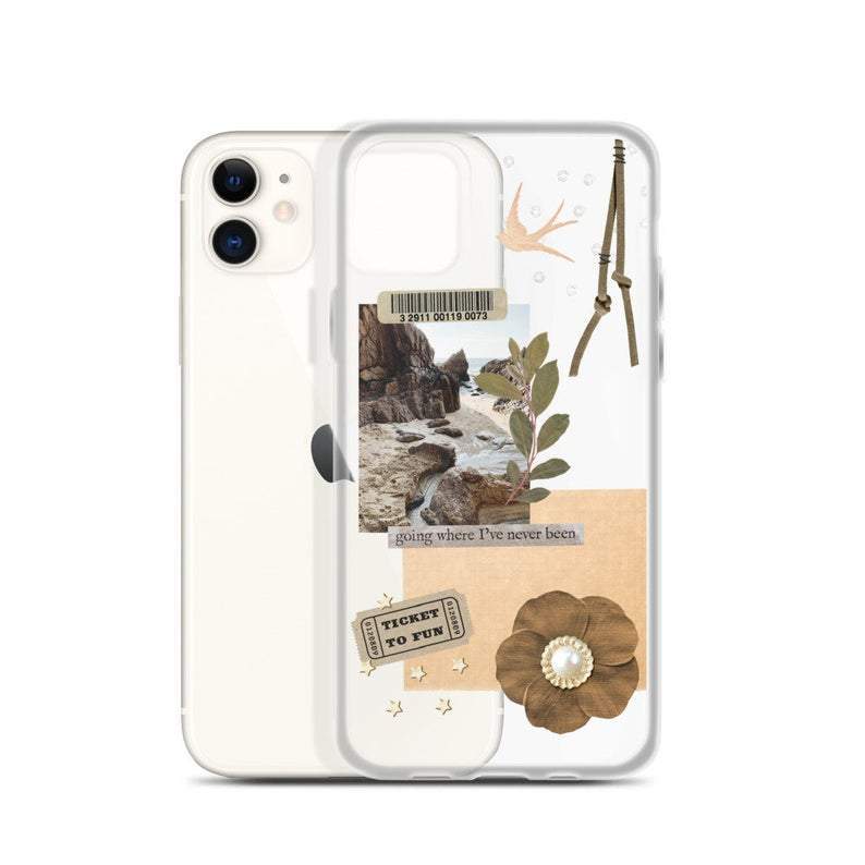Going Places Collage Clear Phone Case for Apple iPhone 15 (& more!)– The Urban Flair Going Places Collage Clear Phone Case for Apple iPhone 15 (& more!)– The Urban Flair