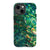 iPhone 13 Mini Satin (Semi-Matte) Green Abalone Shell Tough Phone Case - The Urban Flair