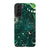 Galaxy S21 Plus Satin (Semi-Matte) Green Marble Zodiac Tough Phone Case - The Urban Flair