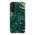Galaxy S21 Satin (Semi-Matte) Green Marble Zodiac Tough Phone Case - The Urban Flair
