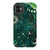 iPhone 11 Satin (Semi-Matte) Green Marble Zodiac Tough Phone Case - The Urban Flair