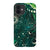 iPhone 12 Gloss (High Sheen) Green Marble Zodiac Tough Phone Case - The Urban Flair
