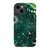 iPhone 13 Gloss (High Sheen) Green Marble Zodiac Tough Phone Case - The Urban Flair