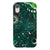 iPhone XR Satin (Semi-Matte) Green Marble Zodiac Tough Phone Case - The Urban Flair