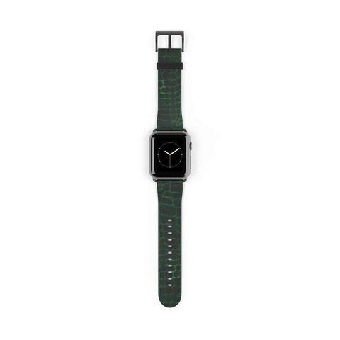 Shop The Green Snakeskin Apple Watch Band Exclusively at The Urban Flair - Trendy Faux/Vegan Leather iWatch Straps - Affordable Replacements Bands For Women