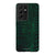 Galaxy S21 Ultra Satin (Semi-Matte) Green Snakeskin Print Tough Phone Case - The Urban Flair