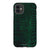 iPhone 11 Gloss (High Sheen) Green Snakeskin Print Tough Phone Case - The Urban Flair