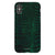 iPhone X/XS Gloss (High Sheen) Green Snakeskin Print Tough Phone Case - The Urban Flair