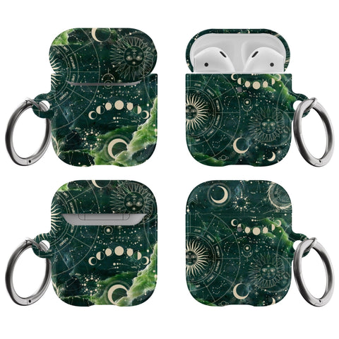 Original Gloss (High Sheen) Green Zodiac Abalone Airpods Case - The Urban Flair