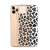 Grey Leopard Animal Print Clear Phone Case iPhone 12 Pro Max by The Urban Flair (Grey Leopard Animal Print Clear Phone Case iPhone 11 Pro Max Exclusively at The Urban Flair Feat)