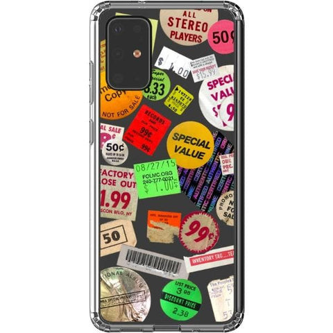 Grunge Aesthetic Stickers Clear Phone Case for your Galaxy S20 Plus exclusively at The Urban Flair