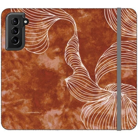 Galaxy S21 Grunge Brick Boho Tie Dye Wallet Phone Case - The Urban Flair