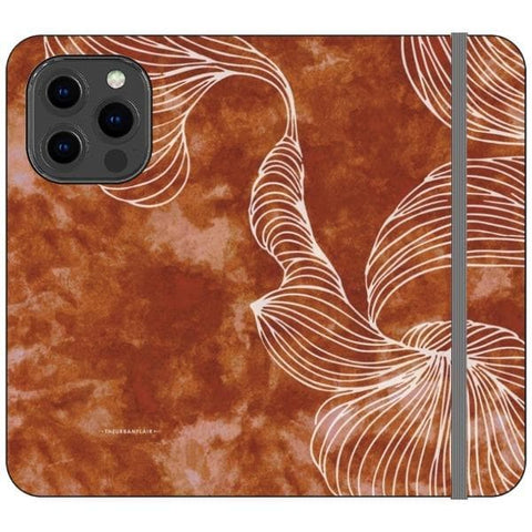 iPhone 13 Pro Grunge Brick Boho Tie Dye Wallet Phone Case - The Urban Flair