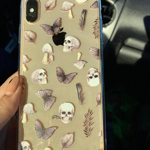 Grunge Mystic Elements Clear Phone Case iPhone 12 Pro Max by The Urban Flair (Customer Feat)