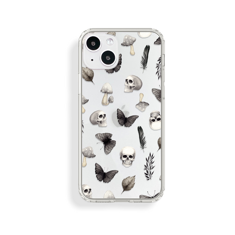 Grunge Mystic Elements Clear Phone Case iPhone 13 Pro Max exclusively offered by The Urban Flair