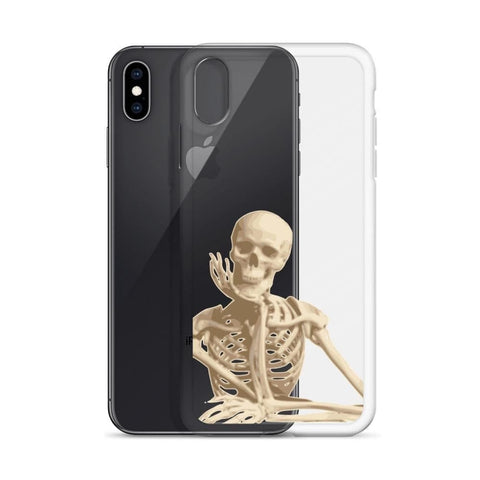 Grunge Skeleton Clear Phone Case iPhone 12 Pro Max by The Urban Flair (Grunge Skeleton Clear Phone Case iPhone 11 Pro Max Exclusively at The Urban Flair Feat)