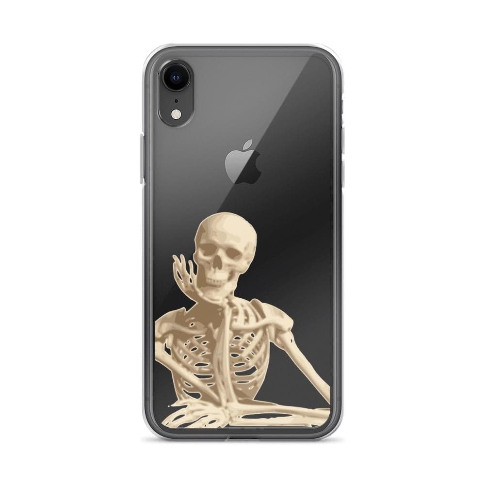 Grunge Skeleton Clear Phone Case for Apple iPhone 15 (& more!)– The Urban  Flair