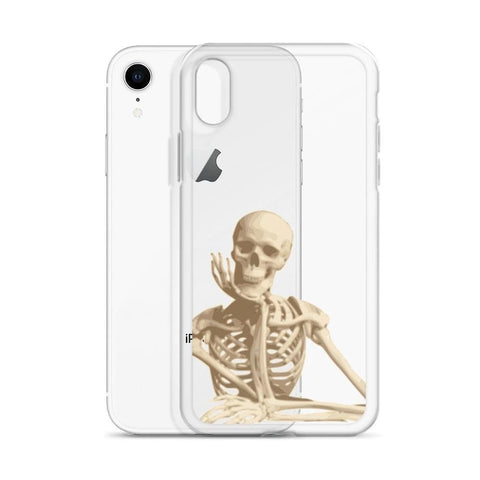 Grunge Skeleton Clear Phone Case iPhone 12 Pro Max by The Urban Flair (Grunge Skeleton Clear Phone Case iPhone 11 Pro Max Exclusively at The Urban Flair Feat)