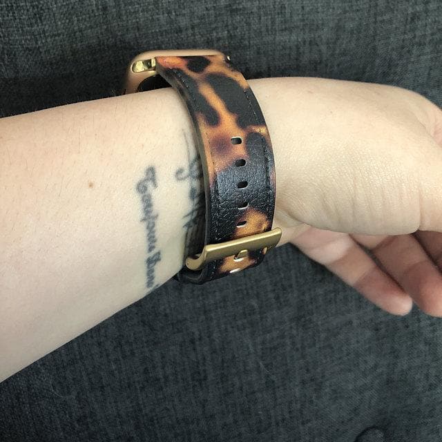 Grunge Tortoise Shell Apple Watch Band by The Urban Flair