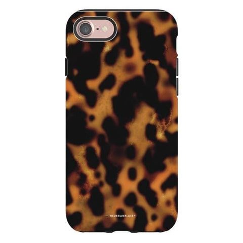 Grunge Tortoise Shell Print Tough Phone Case iPhone 7/8 Satin [Semi-Matte] exclusively offered by The Urban Flair