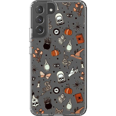 Halloween Doodles Clear Phone Case iPhone 13 Pro Max exclusively offered by The Urban Flair