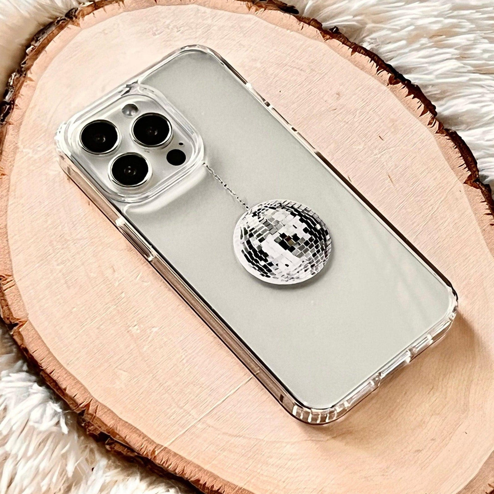 Hanging Disco Ball Clear Phone Case for Apple iPhone 15 (& more!)– The  Urban Flair