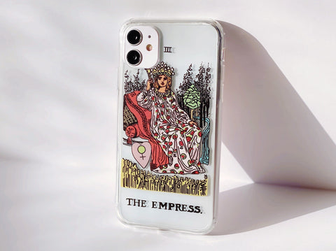 The Empress Tarot Card Phone Case For iPhone 13 12 Mini 11 Pro Max 7 8 Plus SE 2022 iPhone X XR Case Galaxy S22 Cover