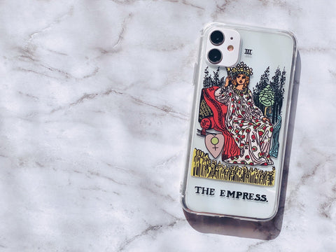 The Empress Tarot Card Phone Case For iPhone 13 12 Mini 11 Pro Max 7 8 Plus SE 2022 iPhone X XR Case Galaxy S22 Cover