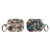 Teal Accent Tortoise Shell Print Aesthetic Air Pods Case Air Pod Pro Cover With Keychain Carabiner Clip Airpod 1 2 Cases Feat