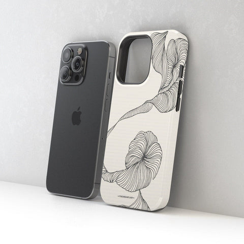 Minimal Line Art Design Phone Case For iPhone 14 13 Mini 12 Pro XR XS Max 7 8 Plus Protective Tough Cover Samsung Galaxy S22 Feat