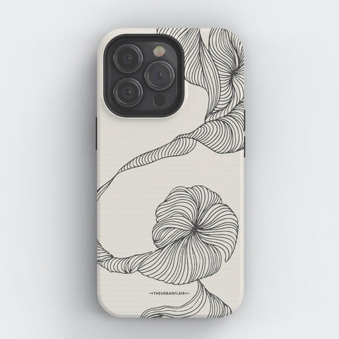 Minimal Line Art Design Phone Case For iPhone 14 13 Mini 12 Pro XR XS Max 7 8 Plus Protective Tough Cover Samsung Galaxy S22 Feat