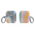 Aesthetic Abstract Pastel AirPods Case Air Pods Case Pretty Air Pod Pro Cover With Keychain Carabiner Clip Airpod 1 2 Cases Feat